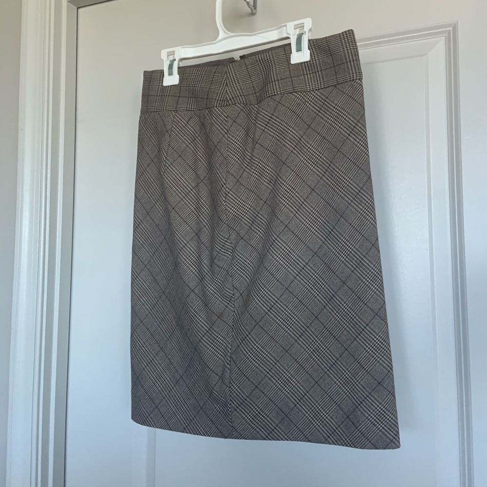 The Limited Plaid Patterned Pencil Skirt Size 0